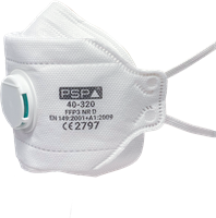 PSP 40-320 Vouwmasker FFP3 + Ventiel