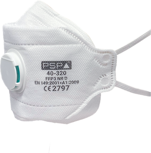 PSP 40-320 Vouwmasker FFP3 + Ventiel