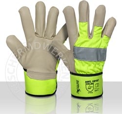Werkhandschoen Fluoricerend Geel