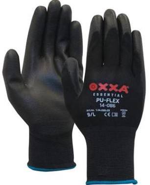 OXXA® PU-Flex 14-086 handschoen - zwart - 9/l