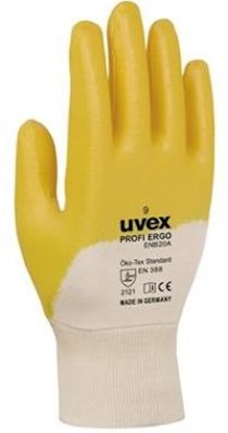 uvex profi ergo ENB20A handschoen - oranje/wit - 11