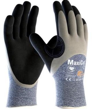ATG Maxichem Cut 76-833 handschoen - zwart/grijs - 11