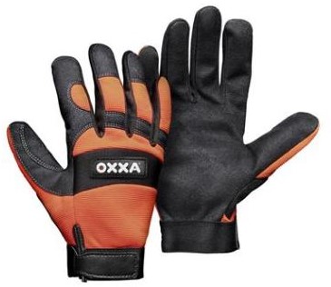OXXA® X-Mech 51-630 handschoen - zwart/oranje - 9/l
