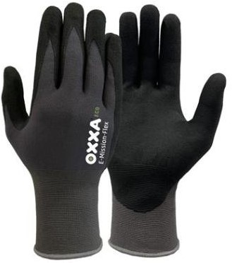OXXA E-Mission-Flex 52-200 handschoen - zwart/grijs - 7/s