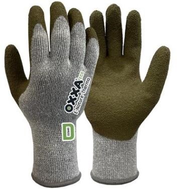 OXXA E-Nature-Thermo Cut D 52-850 handschoen - groen-grijs - 9/l