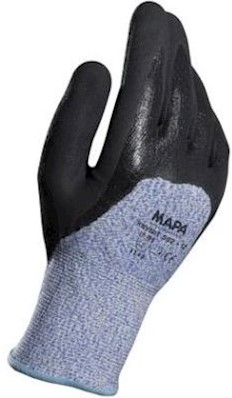 Mapa Krytech 582 handschoen - zwart/blauw - 10