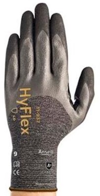 Ansell HyFlex 11-937 handschoen - grijs/zwart - 7