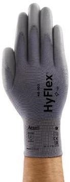 Ansell HyFlex 48-102 handschoen - grijs - 8