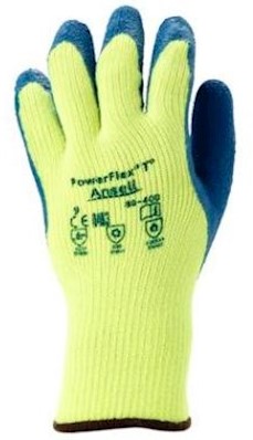 Ansell ActivArmr 80-400 handschoen - blauw/geel - 10