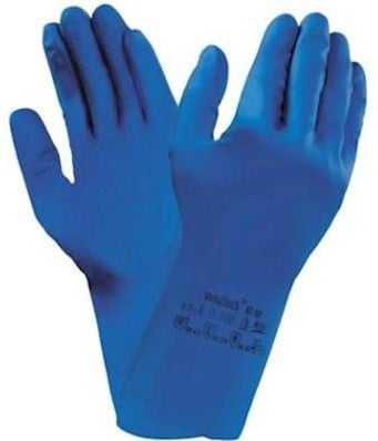 Ansell AlphaTec 87-195 handschoen - blauw - 6½-7