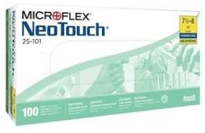 Ansell NeoTouch 25-101 handschoen - groen - 7½-8
