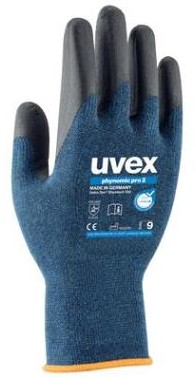 uvex phynomic pro 2 handschoen - zwart/blauw - 9