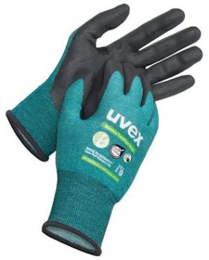 uvex Bamboo TwinFlex D xg handschoen - groen/zwart - 12