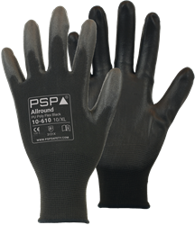 PSP 10-610 PU Zwart Werkhandschoen