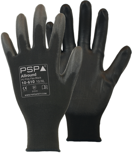 PSP 10-610 PU Zwart Werkhandschoen