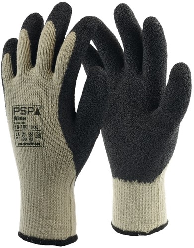 PSP 18-100 Winter Latex werkhandschoen