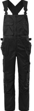 Fristads 41 GS25 Amerikaanse overall - zwart - c50