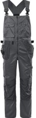Fristads 41 GS25 Amerikaanse overall - donkergrijs - c60