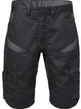 Fristads 2562 STFP korte broek - zwart/grijs - c62