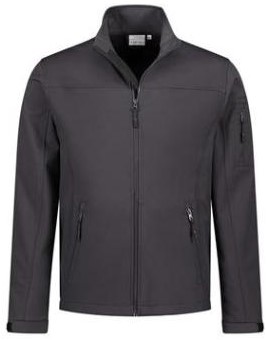 Santino Santo softshell jas - graphite - 4xl
