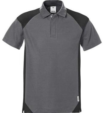 Fristads 7047 PHV poloshirt - grijs/zwart - xl