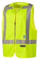 Sioen 620A Sarvan verkeersvest - fluo geel - xxl