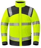 HAVEP 50410 softshell jas - fluo geel/grijs - xl