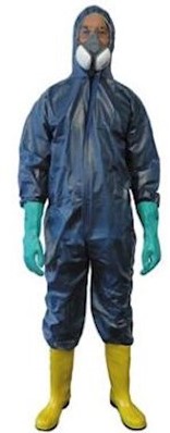 Hygoclean Overall kap PP-PE BLAUW overall - blauw - xl