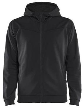 Blåkläder 3363 2526 hooded sweater - zwart/grijs - 4xl