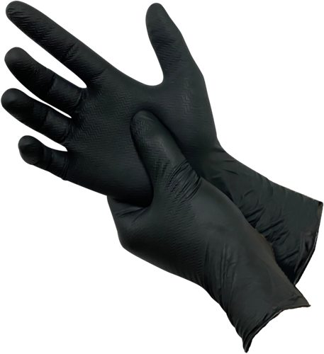 PSP 55-246 Single Use Nitrile Gripper Black Pro - 09-l