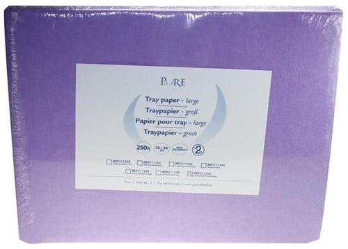 PURE Traypapier 28x36cm paars