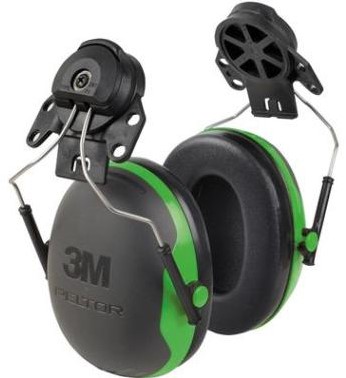 3M Peltor X1P3 gehoorkap met helmbevestiging