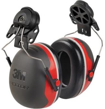 3M Peltor X3P3 gehoorkap met helmbevestiging