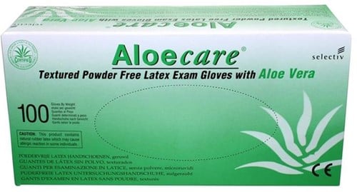 AloeCare handschoenen Poedervrij - 564 - xs