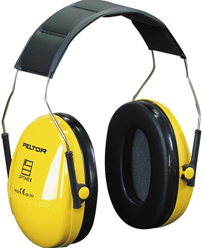 3M Peltor Optime I H510A gehoorkap met hoofdband