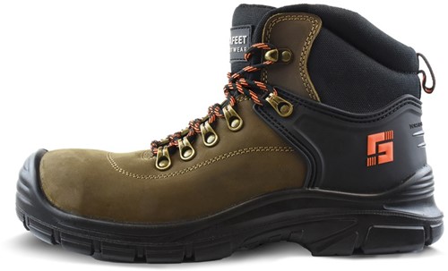 SAFEFEET 30 307 Builder S3 Veiligheidsschoen hoog bruin 38