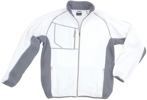 EXCESS 211 Fleece jack Champ - wit/grijs - l