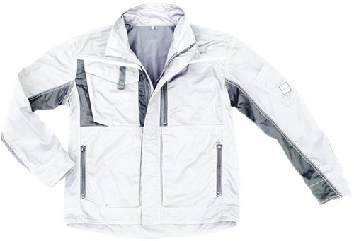 EXCESS 221 Werkjack Champ - wit/grijs - xxl