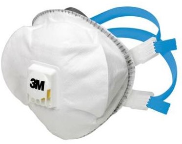 3M 8825+ stofmasker FFP2 R D met uitademventiel