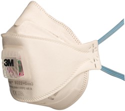 3M Aura 9322Gen3 stofmasker FFP2 NR D met uitademventiel in bulkverpakking