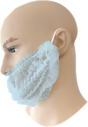 PSP 55-505 Disposable Baardmasker PP blauw