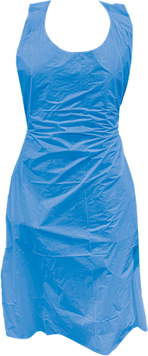 PSP 60-115 Disposable Schort PE 20mu, blauw