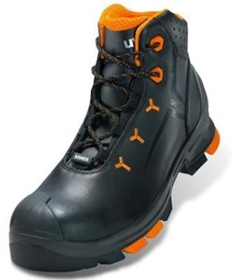 uvex 2 6503/3 veiligheidsschoen S3 - zwart/oranje - 51