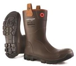 Dunlop Purofort RigPRO full safety Dark Brown veiligheidslaars S5 - bruin - 39