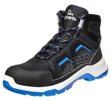 Emma Crossforce Fly High veiligheidsschoen S3S - D - zwart/blauw - 40