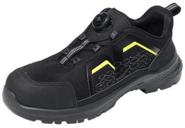 Emma Crossforce Flex low veiligheidsschoen S3S - D - zwart/geel - 41