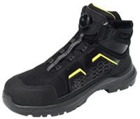 Emma Crossforce Flex high veiligheidsschoen S3S - D - zwart/geel - 42