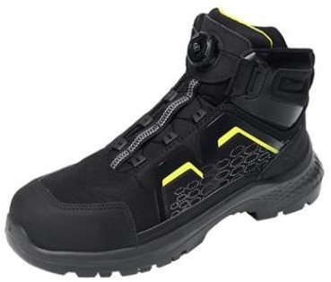 Emma Crossforce Flex high veiligheidsschoen S3S - D - zwart/geel - 44