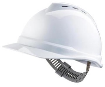 MSA V-Gard 500 geventileerde veiligheidshelm met Push-Key binnenwerk