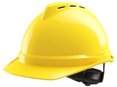 MSA V-Gard 500 geventileerde veiligheidshelm met Fas-Trac III binnenwerk
